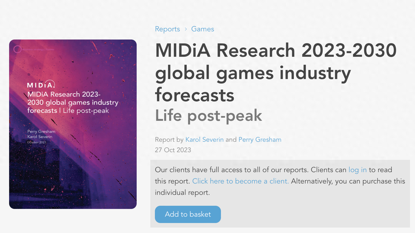 分析组织：游戏行业订阅制度的主导地位逐渐加强，高价游戏利基化